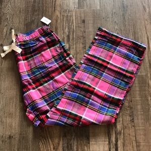 Women’s Gap Love Pink Plaid PJ Pants - Size S
